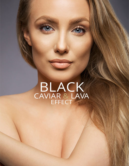 black caviar lava effect